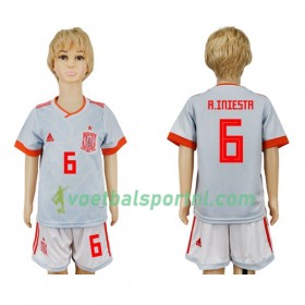 Spanje A_Iniesta 6 Kind Uit Tenue WK voetbal 2018